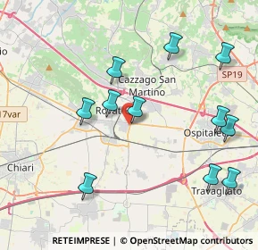 Mappa Via A. Grandi, 25038 Rovato BS, Italia (4.33636)
