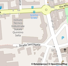 Mappa Strada Sant'Agata, 13900 Biella BI, Italia (0.1)