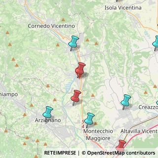 Mappa Via Belluno, 36070 Trissino VI, Italia (6.25455)