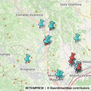 Mappa Via Belluno, 36070 Trissino VI, Italia (5.42)