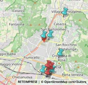 Mappa Via Carnia, 25128 Brescia BS, Italia (2.29273)
