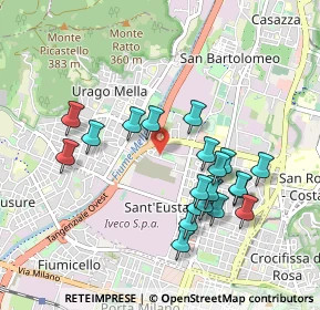 Mappa Via Carnia, 25128 Brescia BS, Italia (0.9035)