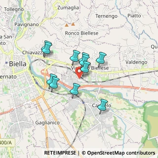 Mappa Via Felice Trossi, 13856 Vigliano Biellese BI, Italia (1.32364)