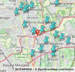 Mappa Via Bruno Colzani, 20037 Paderno Dugnano MI, Italia (2.156)