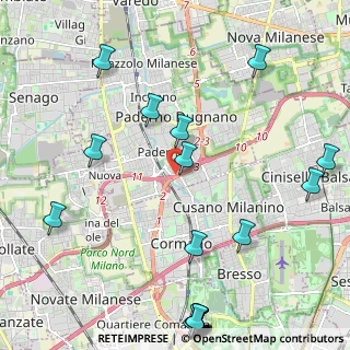 Mappa Via Bruno Colzani, 20037 Paderno Dugnano MI, Italia (3.079)