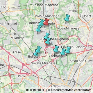Mappa Via Fratelli di Dio, 20037 Paderno Dugnano MI, Italia (2.78917)