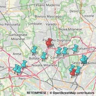 Mappa Via Fratelli di Dio, 20037 Paderno Dugnano MI, Italia (5.03929)