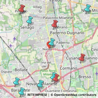Mappa Via Fratelli di Dio, 20037 Paderno Dugnano MI, Italia (3.34308)