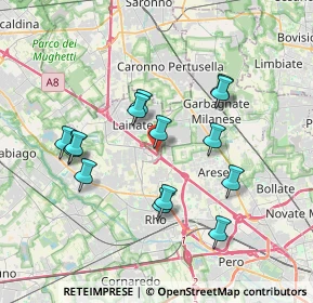 Mappa Km 9, 20045 Lainate MI, Italia (3.41786)