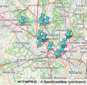 Mappa Km 9, 20045 Lainate MI, Italia (5.86077)