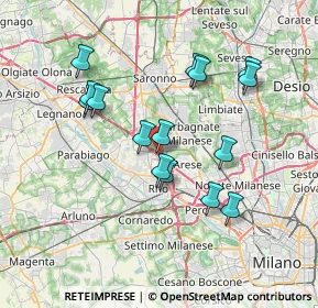 Mappa Km 9, 20045 Lainate MI, Italia (6.74933)