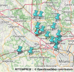 Mappa Km 9, 20045 Lainate MI, Italia (7.03813)