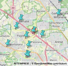 Mappa Km 9, 20045 Lainate MI, Italia (2.31636)