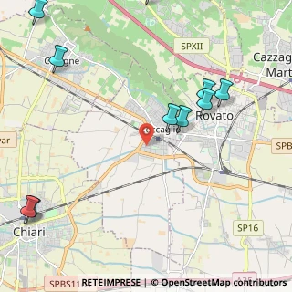 Mappa Via P. Donati, 25030 Coccaglio BS, Italia (3.03182)