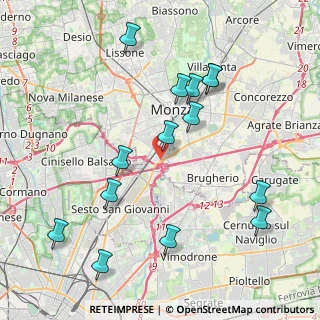 Mappa Via Solone, 20052 Monza MB, Italia (4.43929)