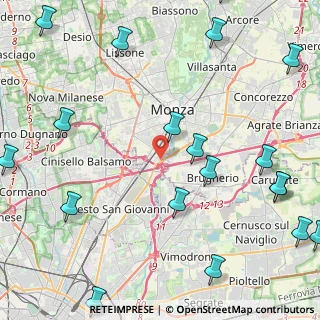 Mappa Via Solone, 20052 Monza MB, Italia (6.4985)