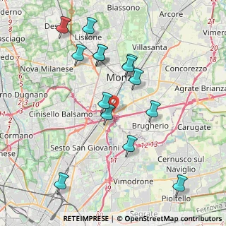 Mappa Via Solone, 20052 Monza MB, Italia (4.04571)
