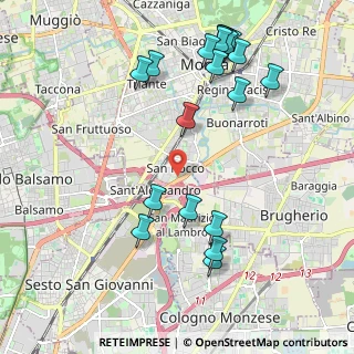 Mappa Via Solone, 20052 Monza MB, Italia (2.371)