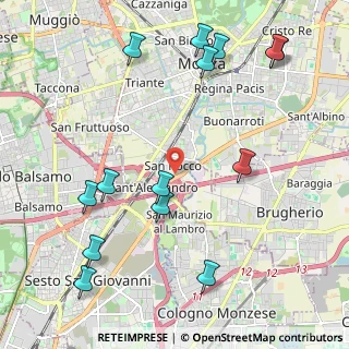 Mappa Via Solone, 20052 Monza MB, Italia (2.57571)