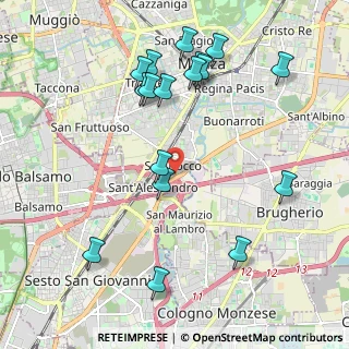 Mappa Via Solone, 20052 Monza MB, Italia (2.25059)