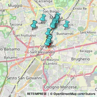 Mappa Via Solone, 20052 Monza MB, Italia (1.52222)
