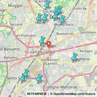 Mappa Via Solone, 20052 Monza MB, Italia (2.71917)