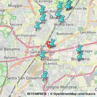 Mappa Via Solone, 20052 Monza MB, Italia (2.60857)