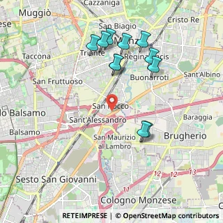 Mappa Via Solone, 20052 Monza MB, Italia (1.96636)