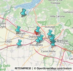 Mappa Via Trento, 25035 Ospitaletto BS, Italia (6.59182)