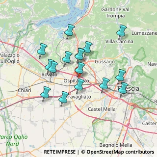 Mappa Via Trento, 25035 Ospitaletto BS, Italia (6.50313)
