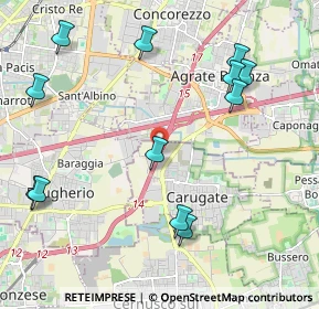 Mappa A51 Tangenziale Est Milano, 20061 Carugate MI, Italia (2.48417)