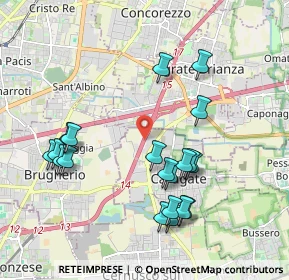Mappa A51 Tangenziale Est Milano, 20061 Carugate MI, Italia (2.025)