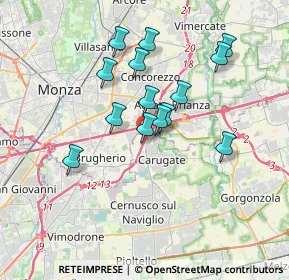 Mappa A51 Tangenziale Est Milano, 20061 Carugate MI, Italia (3.04071)