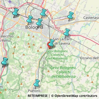 Mappa Via Brizzi, 40068 Ponticella BO, Italia (6.07909)