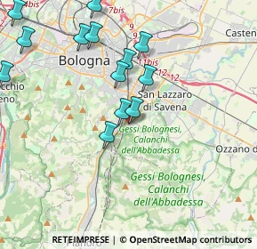 Mappa Via Brizzi, 40068 San Lazzaro di Savena BO, Italia (4.69357)
