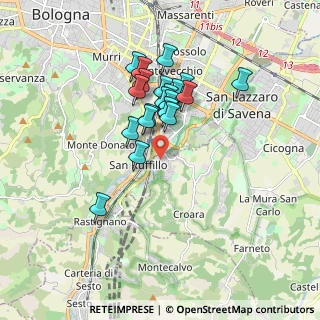 Mappa Via Brizzi, 40068 Ponticella BO, Italia (1.465)