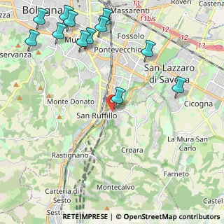 Mappa Via Brizzi, 40068 Ponticella BO, Italia (2.95167)