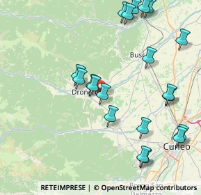Mappa Via Montenero, 12025 Dronero CN, Italia (9.458)