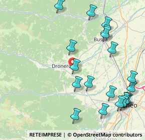 Mappa Via Montenero, 12025 Dronero CN, Italia (10.335)
