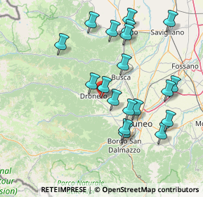 Mappa Via Montenero, 12025 Dronero CN, Italia (15.82158)