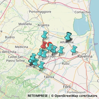 Mappa Via Lunga Inferiore, 48022 Lugo RA, Italia (12.115)