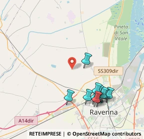 Mappa Via Pile, 48123 Ravenna RA, Italia (4.26818)
