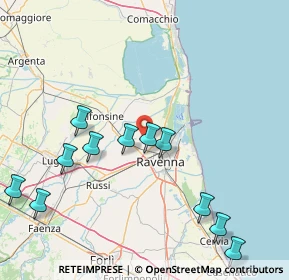 Mappa Via Pile, 48123 Ravenna RA, Italia (18.92182)