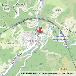 Mappa Piazza dell'Acquasanta, 254, 16158 Genova, Genova (Liguria)