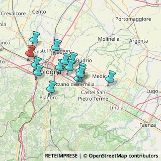 Mappa 40064 San Lazzaro di Savena BO, Italia (12.25786)
