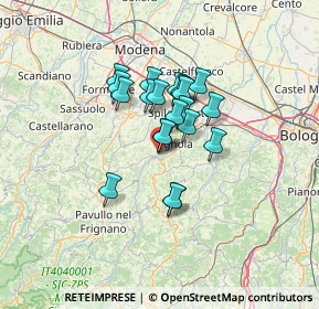 Mappa Via Traversa, 41054 Marano Sul Panaro MO, Italia (9.247)