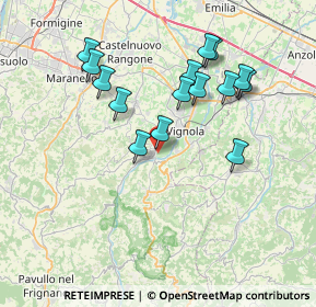 Mappa Via Traversa, 41054 Marano Sul Panaro MO, Italia (7.186)