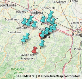 Mappa Via Martiri della Libertà, 41054 Marano Sul Panaro MO, Italia (9.5045)