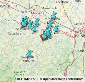 Mappa Via Martiri della Libertà, 41054 Marano Sul Panaro MO, Italia (11.07529)