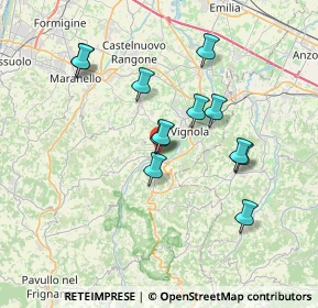 Mappa Via Martiri della Libertà, 41054 Marano Sul Panaro MO, Italia (6.48417)